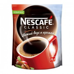 Кофе, Nescafe (Нескафе) 75 г №1 классик мягк. упак.