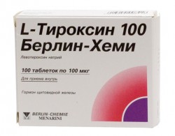 L-Тироксин 100 Берлин Хеми, табл. 100 мкг №100