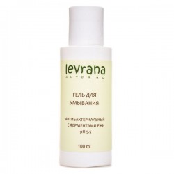 Гель для умывания, Levrana natural (Леврана нейчерал) 100 мл антибактериальный с ферментами ржи