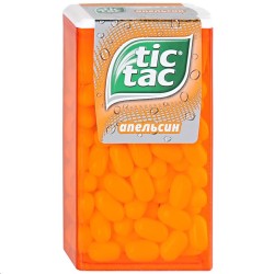 Драже, Tic Tac (Тик Так) 49 г №1 апельсин