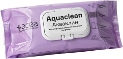 Салфетки бесспиртовые дезинфицирующие, Acea (Ацея) р. 135ммх185мм №120 Акваклин флоу-пак